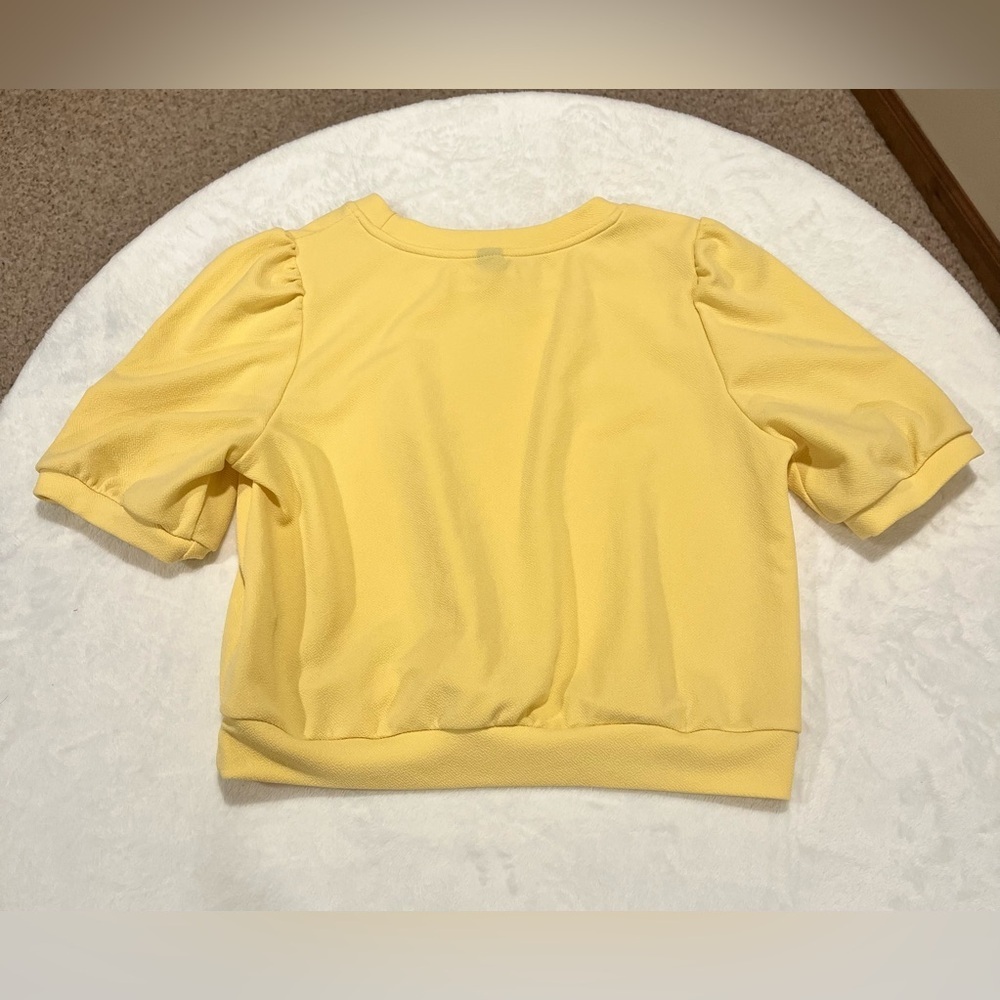 Dazy Bubble Sleeve Top - Size XL - Picture 2 of 8